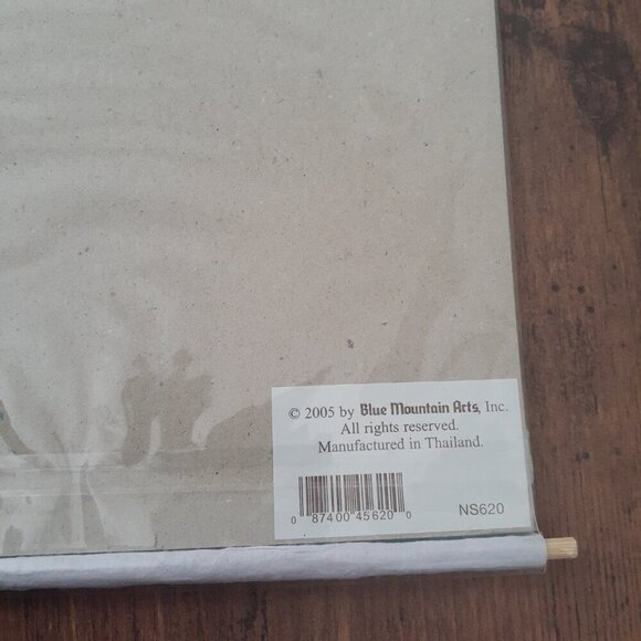 Blue Mountain Arts NOS Remember Poem by Vickie Worsham Pressed Leaves Hanging - Picture 6 of 8